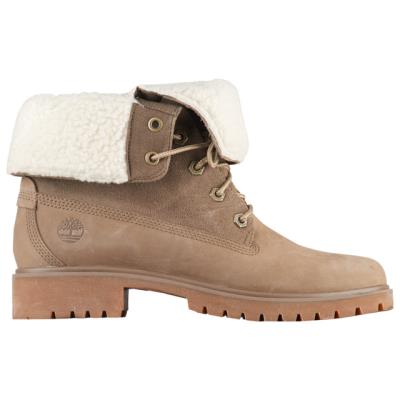 Timberland Csizma Női Jayne WP Teddy Fleece Fold-down Világos Barna,HQR76415